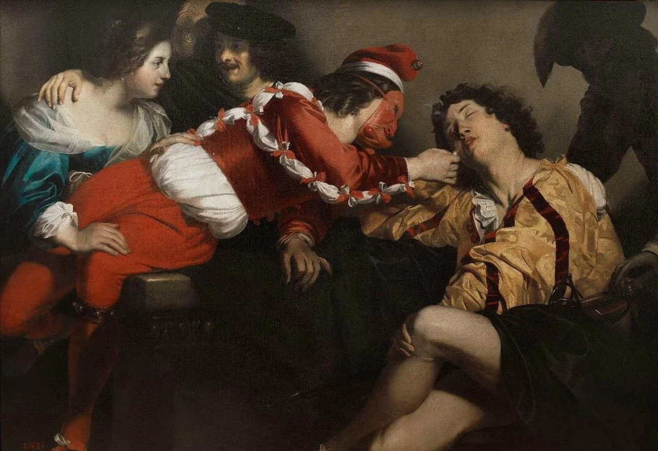 Scena di carnevale - Palace Museum in Wilanów, Varsavia